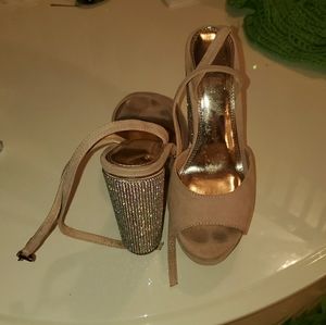 Rhinestone heels